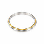Men’s Dual-Tone Gold & Silver Sleek Kada Bracelet