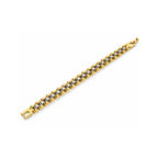Men’s Gold & Silver Dual-Tone Link Chain Bracelet