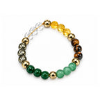 Money Attraction Natural Crystal Beaded Bracelet