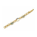Women’s Gold-Toned Abalone Shell Statement Link Bracelet