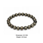 Natural Pyrite Bracelet for Men & Women
