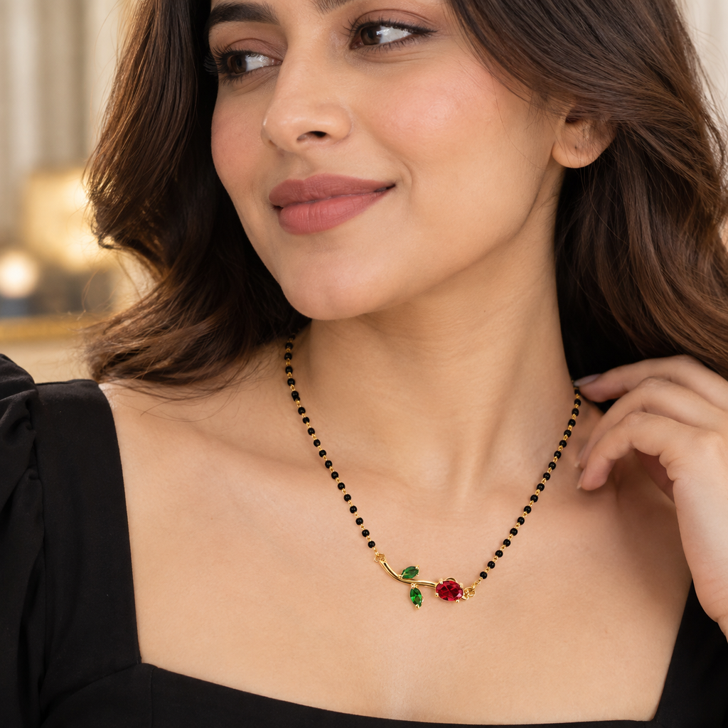Premium Floral Mangalsutra