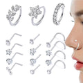 Nose Rings for Women Surgical Steel Nose Piercing Jewelry Hoop Nose Ring