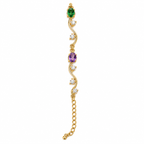 Premium Gemstone Swirl Bracelet
