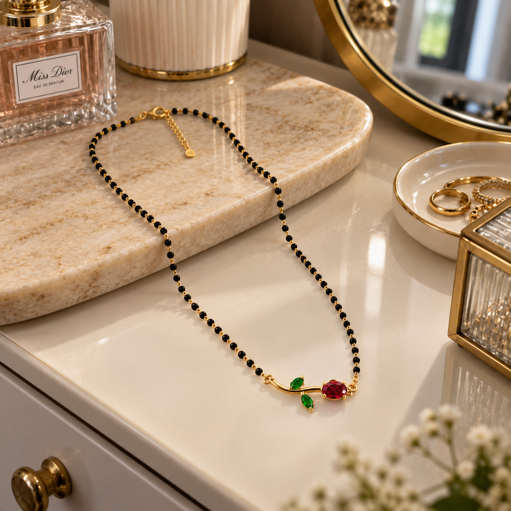Premium Floral Mangalsutra