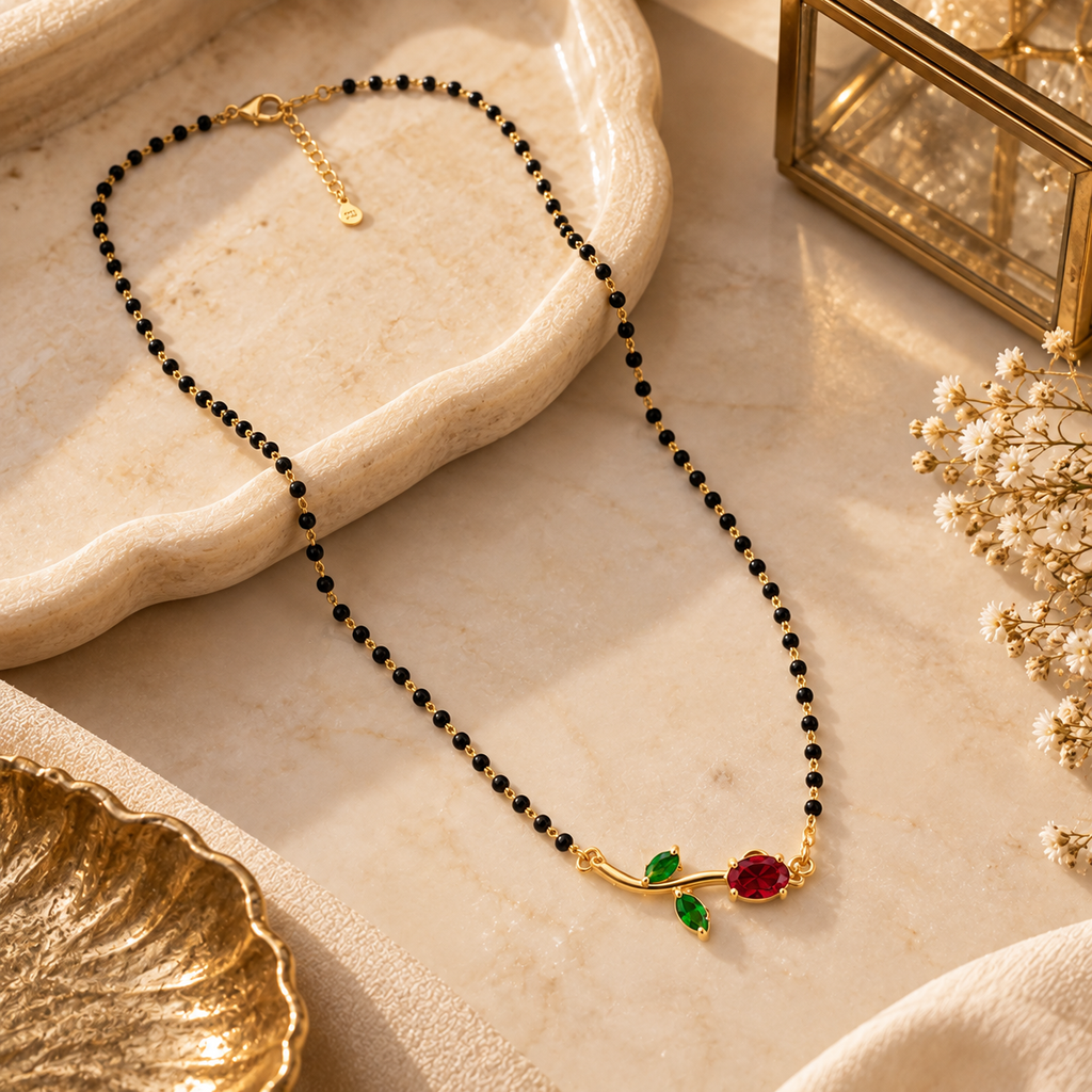 Premium Floral Mangalsutra