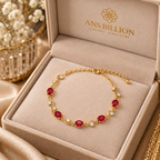 Premium Gemstone Swirl Bracelet