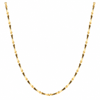 legant Gold-Plated Minimalist Chain Necklace for Women | Lightweight Daily Wear Jewelry
