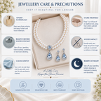 Luxury Pearl Necklace &amp; Earrings Set