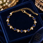Elegant Gold-Plated Adjustable Bracelet for Women