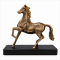 Brass Running Horse Showpiece