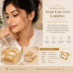 Elegant Star Ear Cuff Earring