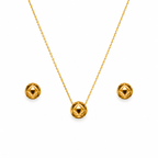 Elegant Geometric Pendant Jewelry Set