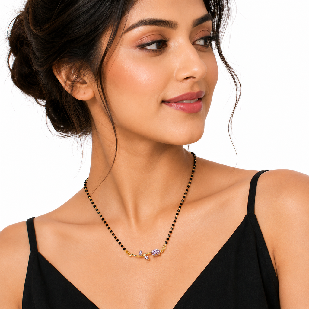 Premium Floral Mangalsutra