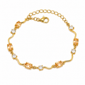 Premium Gemstone Swirl Bracelet