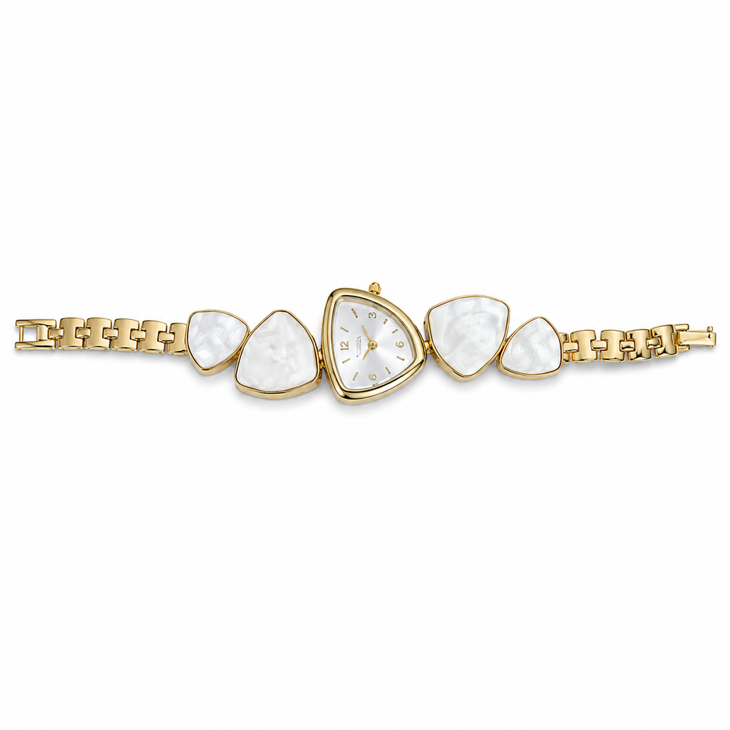 Elegant White Stone Women's Bracelet Watch
