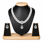 Luxury Pearl Necklace &amp; Earrings Set