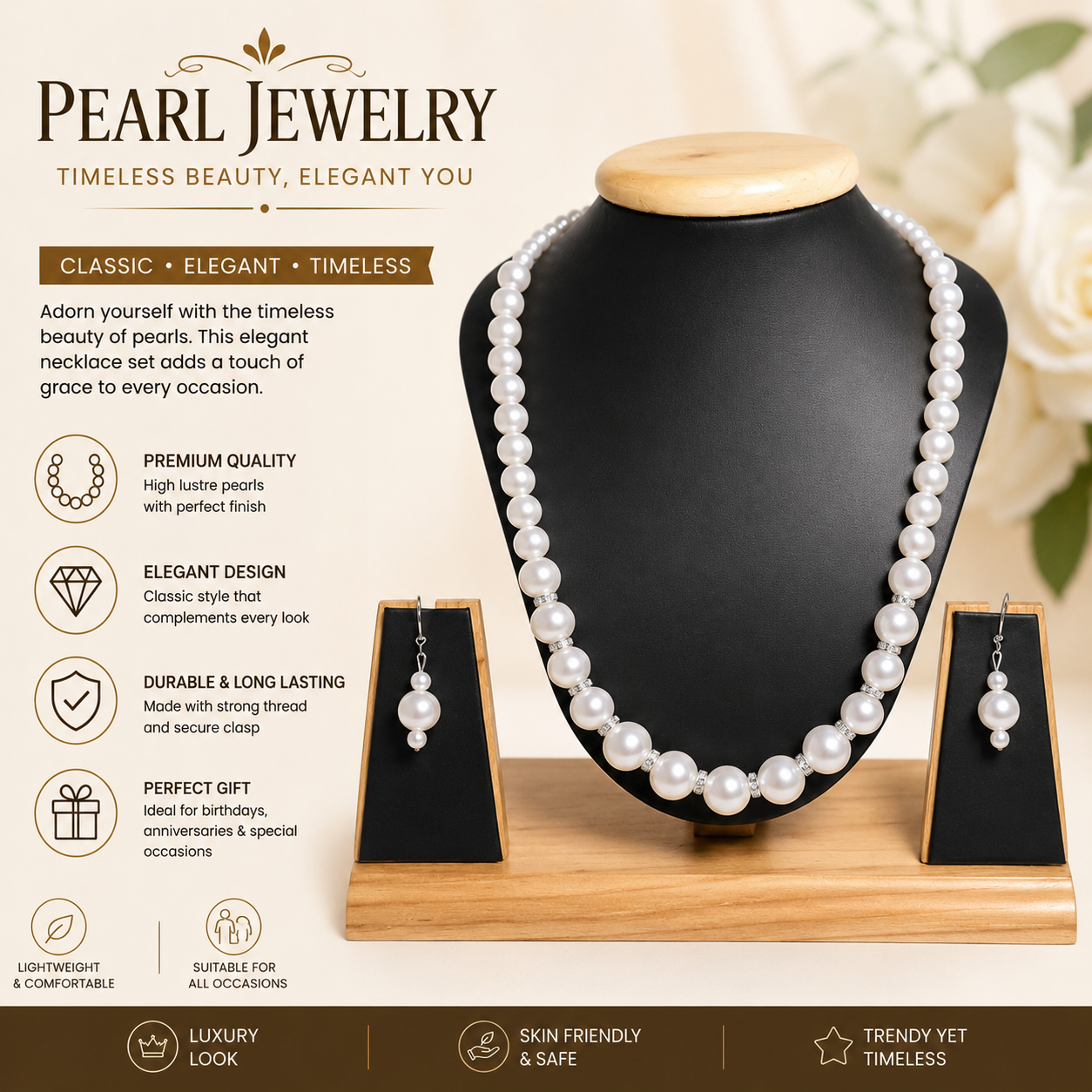 PEARL JEWELRY SET