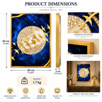 Jeweled Golden Birds in Cosmic Flight