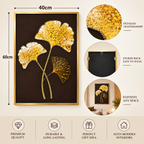 Jeweled Ginkgo Botanical Wall Art