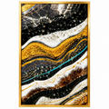 Luxurious Gold Geode Resin Wall Art