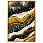 Luxurious Gold Geode Resin Wall Art