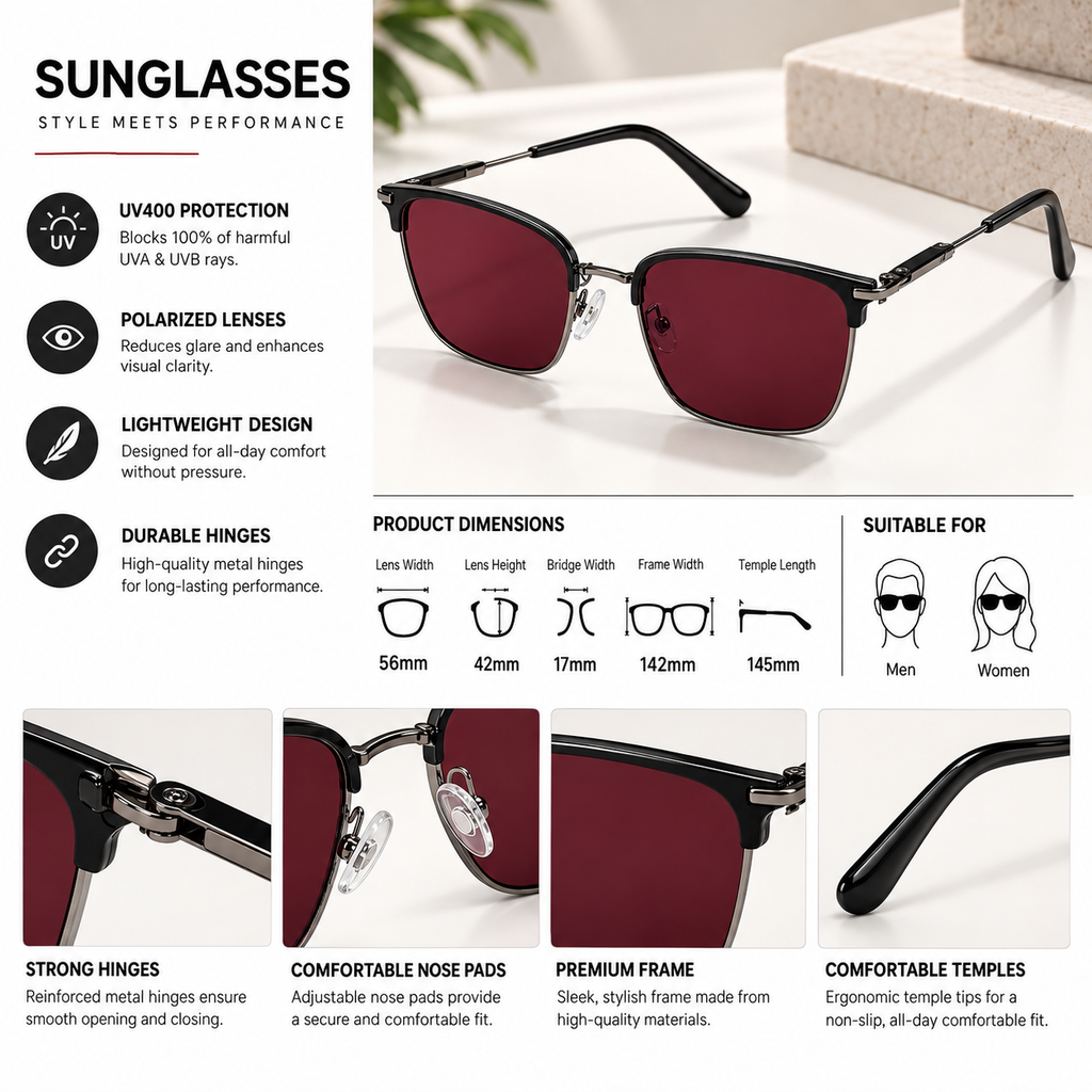 Polarized Brown Sunglasses