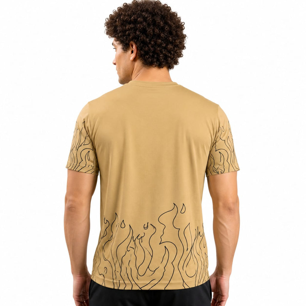 Streettruth Men's Round Neck Printed T-Shirt | Premium Tencel Lycra | Casual Streetwear