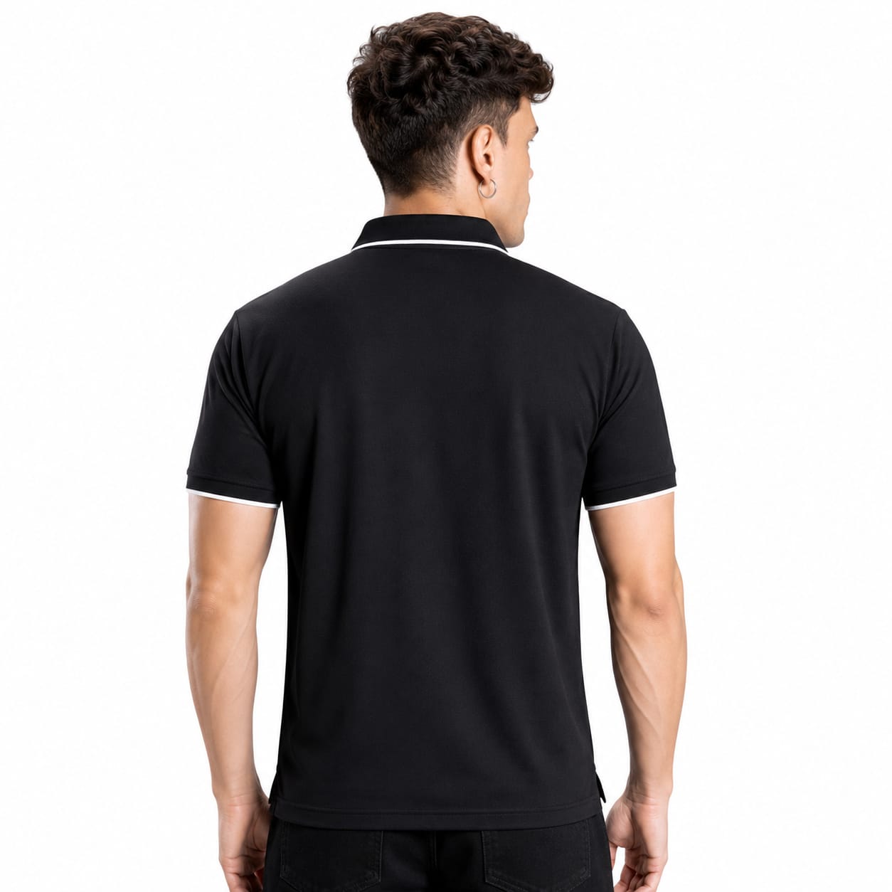 Men's Printed Polo T-Shirt | Fancy Collar Half Sleeve | Imported Tencil Lycra Fabric | 220-225 GSM | Regular Fit | Casual & Daily Wear