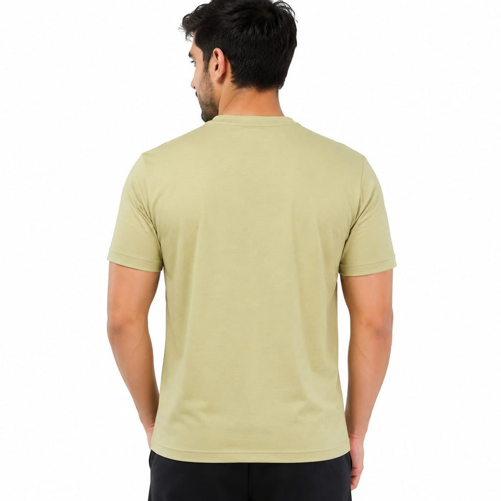 MENOLOGY Men's Round Neck Half Sleeve Graphic T-Shirt | HOLISTIC Collection | Imported Canvas Fabric | Regular Fit