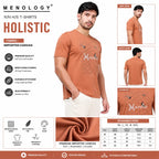 Men's Printed T-Shirt Rust