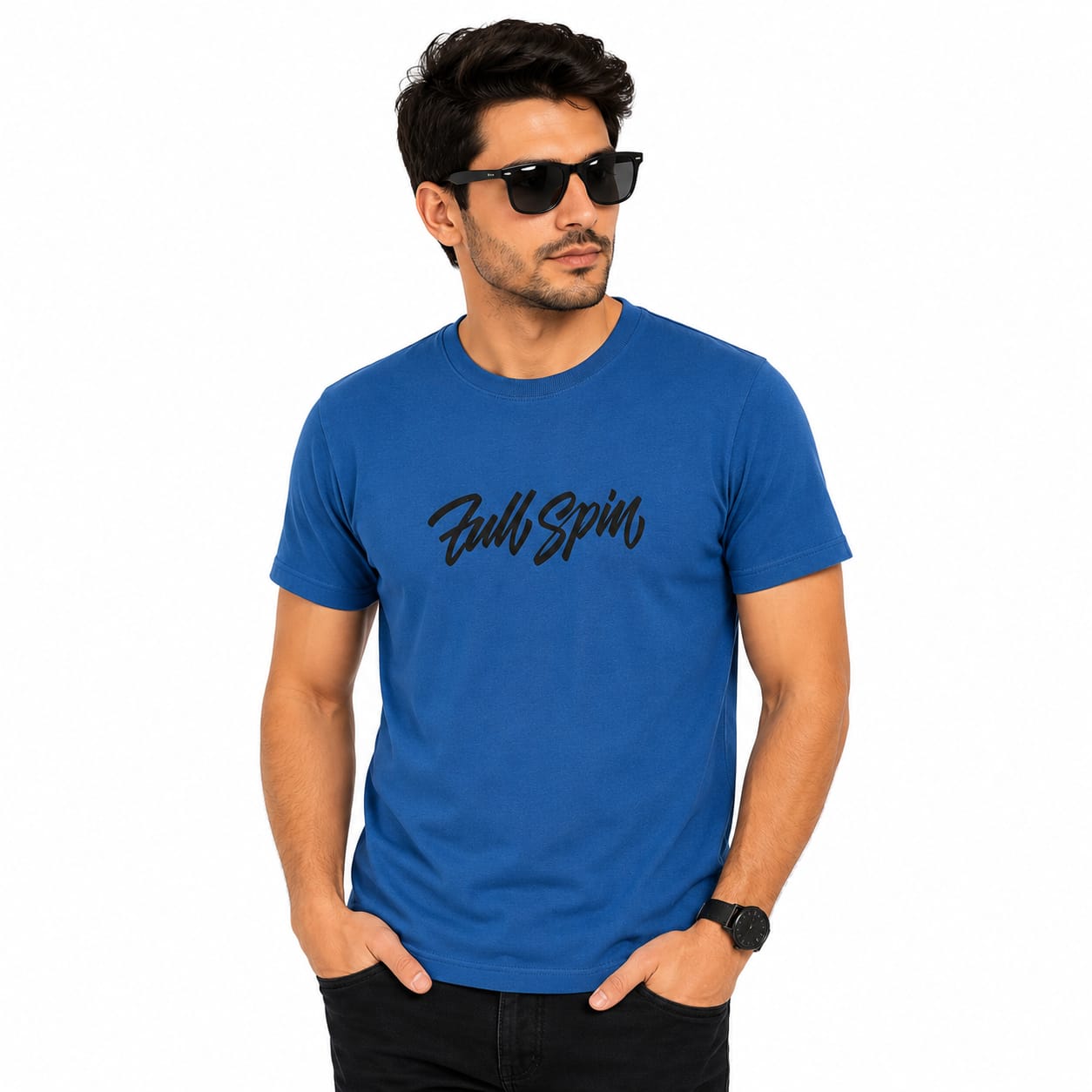 GRIEZMAN Men's Oversized Drop Shoulder T-Shirt | Cotton Looper Fabric | Canvas Back Print | Round Neck Half Sleeve | Casual Graphic Tee