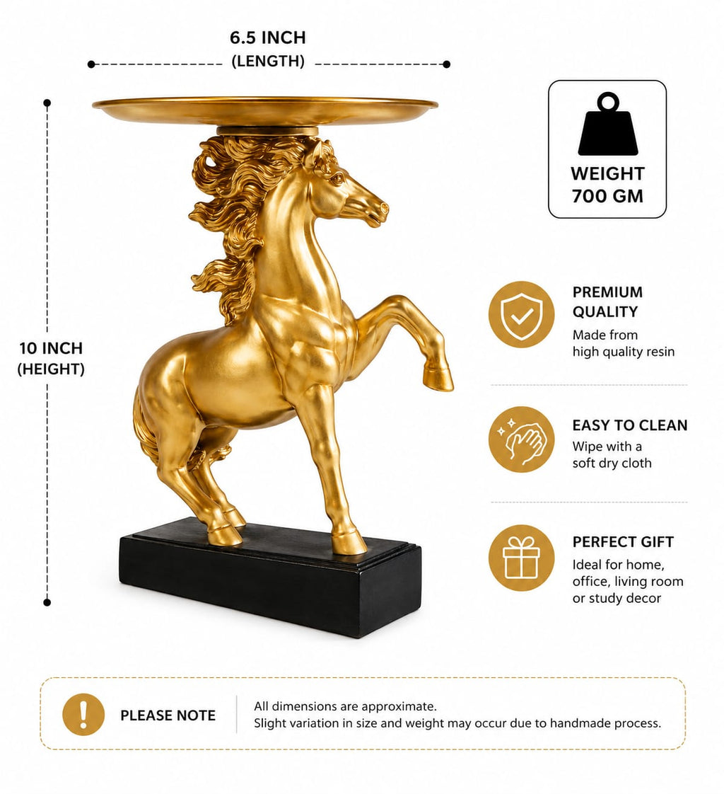 Majestic Horse with Plate – VIIVAZ