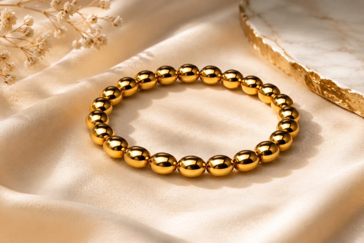 HARIDWAR DIVINE | Golden Pyrite Crystal Bracelet for ...