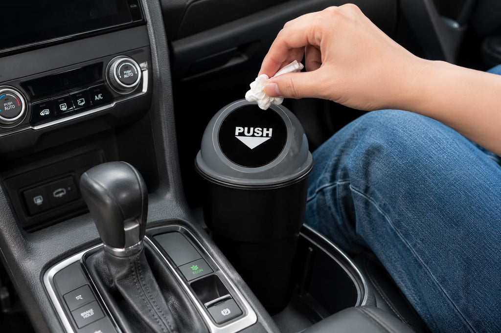 MOTOZOOP Car Dustbin Garbage Can Car Trash Bin