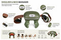 Wengonvila Neck & Shoulder Electric Massager with Heatin
