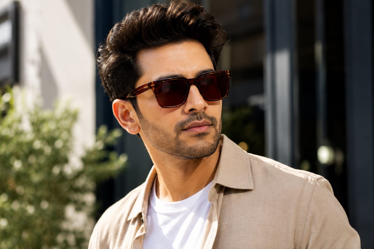 Ben Hunt UV Protection & Gradient Square Sunglasses for Men & Women