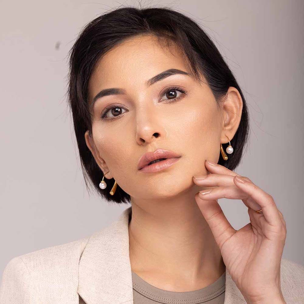 modern pearl jewellery set