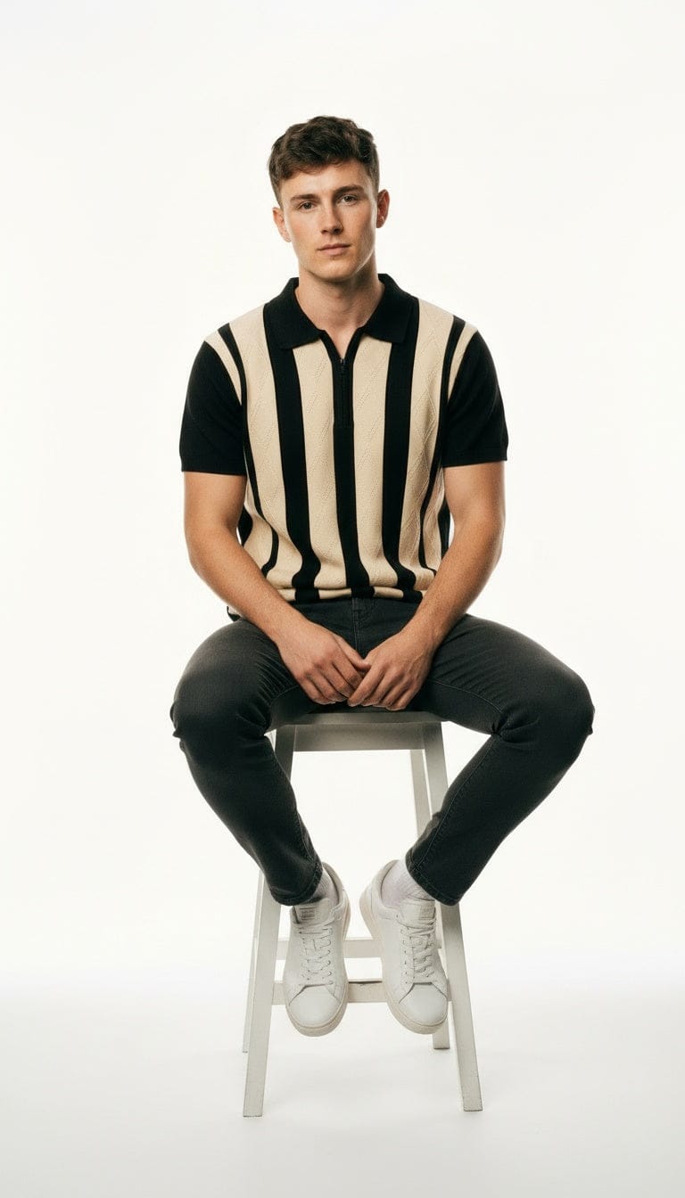 monchar strips t shirt