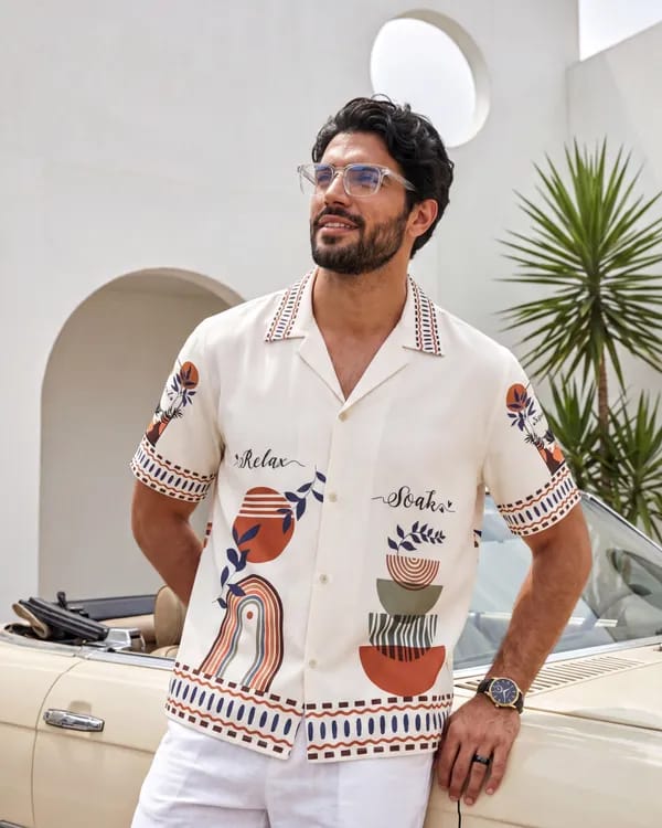 multicolor linen shirts for men