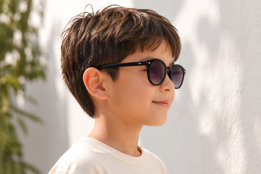 ANS BILLION Kids Round Sunglasses.