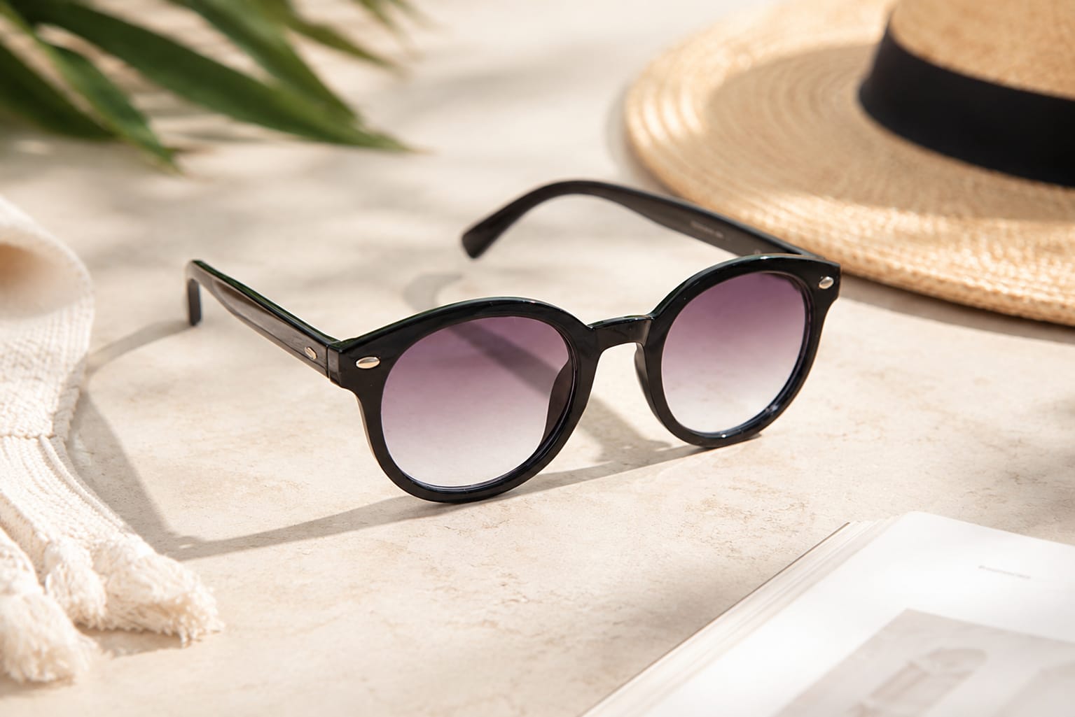ANS BILLION Kids Round Sunglasses.