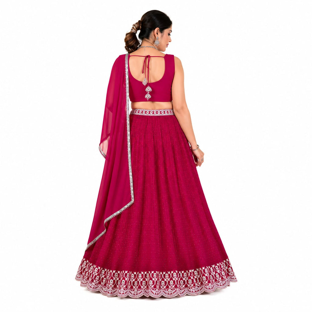 Women's Designer Embroidered Lehenga Choli with Dupatta – Party &amp; Wedding Wear
