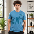 HS Round Neck Street Wear Printed T-Shirt for Men