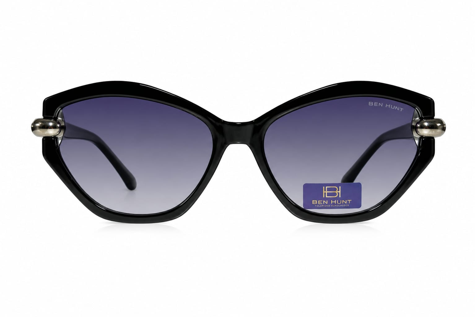 Upgrade your style with these elegant BEN HUNT Polarized Cat Eye Sunglasses.