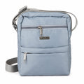 SILVER Crossbody Sling Bag for Men & Women | Lightweight Water-Resistant Shoulder Bag | Multiple Zip Compartments | Adjustable Strap | Sky Blue Brand