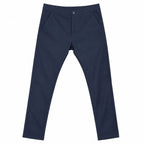 Men’s Slim-Fit Navy Formal Trousers