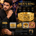 Premium Gold Men's Ring – Bold Style for Every Occasion