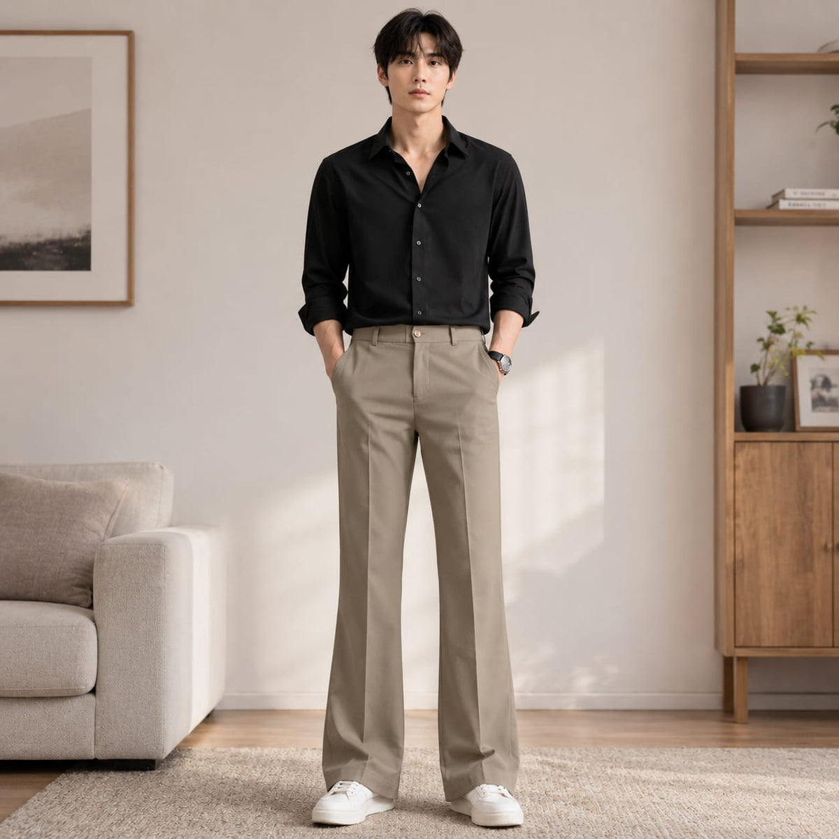 Men's Korean Style Formal Trousers