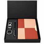 Premium 3-Piece Corporate Gift Set with Notebook, Pen & Keychain